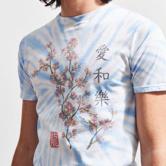 💎UO X Artist Union Cherry Blossom Tie Dye Tee - Picture 7 of 9